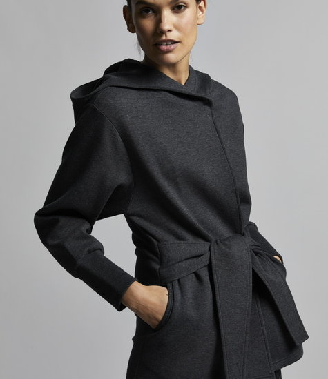 Varley - Cove Wrap Sweat Black Marl 