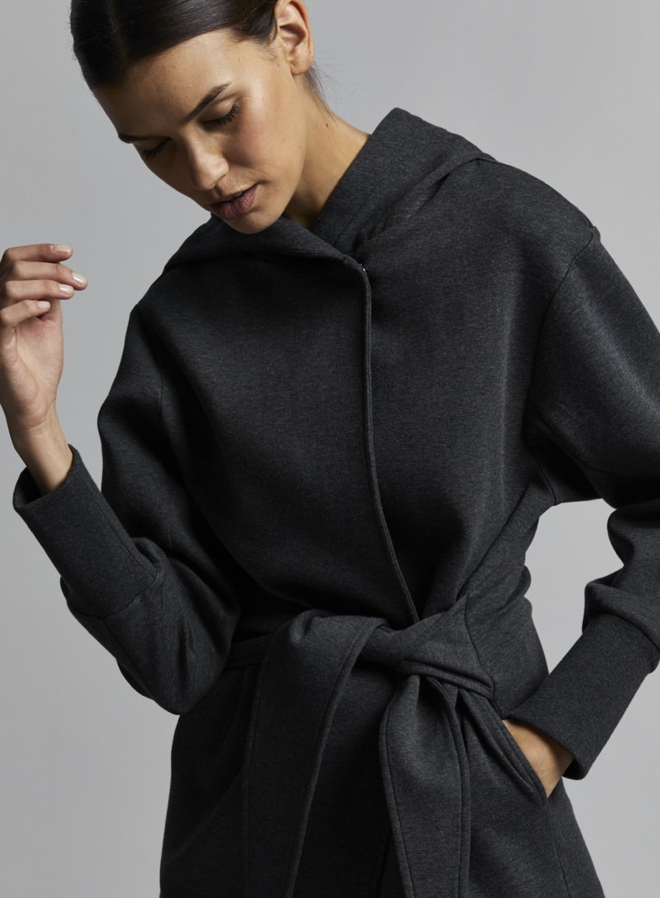 Varley - Cove Wrap Sweat Black Marl 