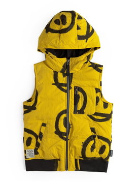 NUNUNU Sprayed Smiles Down Vest