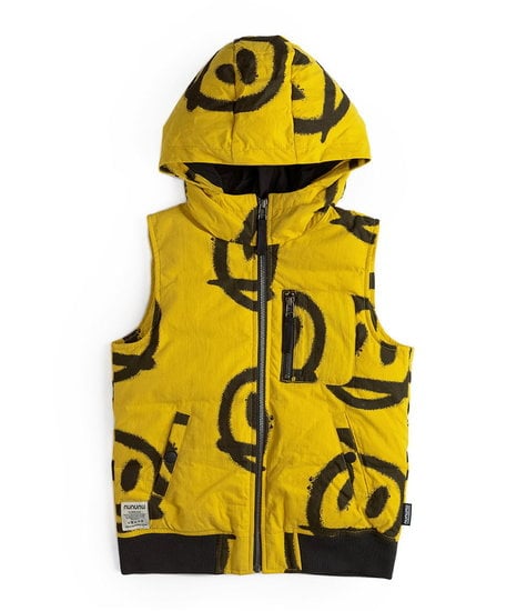 NUNUNU Sprayed Smiles Down Vest