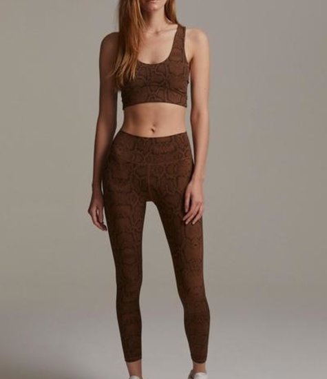 Varley Luna Legging Burnt Snake