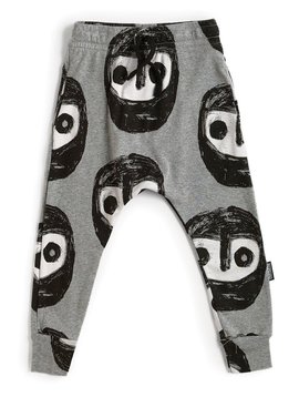 NUNUNU Warriors Baggy Pants - Grey