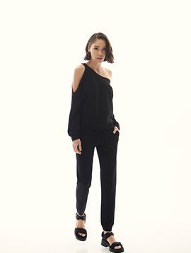 Lanston One Shoulder Pullover