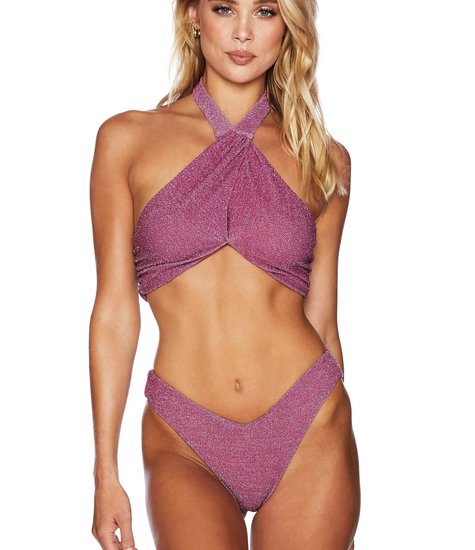 Beach Riot Bikini Beetroot Purple Shine