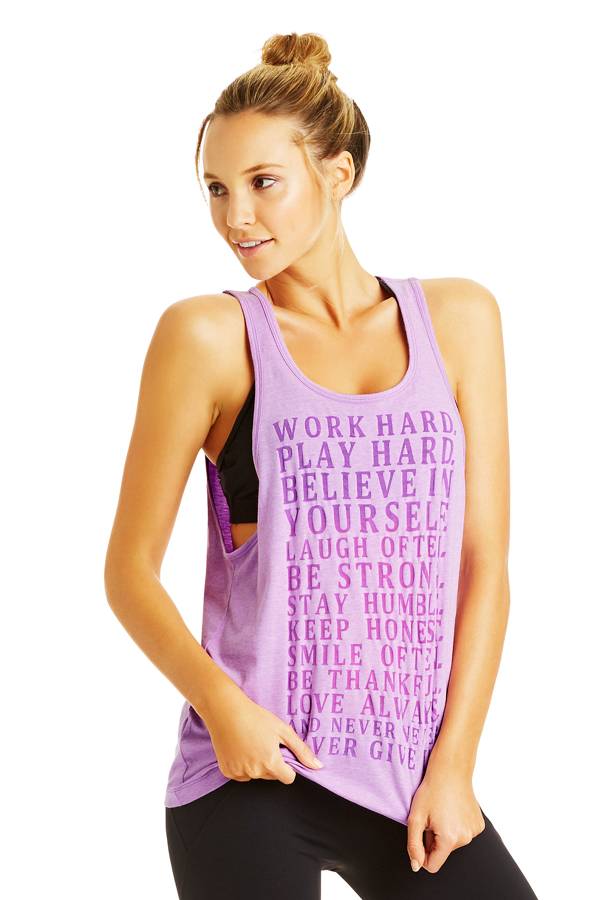 Lorna Jane Zara Casual Tank Purple Size Small - $26 - From jocelyn