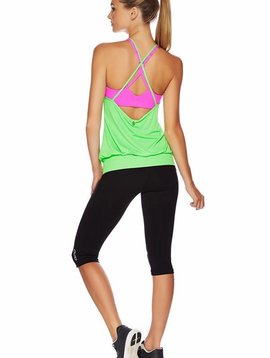 Lorna Jane Athena Excel Tank Fern Green