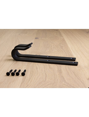 Schwarze Befestigungshaken (Set)