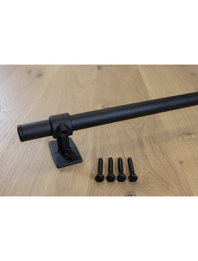 Schwarze Befestigungsstange