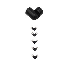 CLEAN Schwarz Eckverbindung RAL 9005