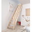 SOGEM Cottage Medium feste Treppe gerade breit Kiefer - 70 cm breit - 300 cm hoch