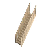 Tradi Eco feste Treppe gerade Kiefer - 80 cm breit