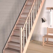 Tradi Eco feste Treppe gerade Buche - 80 cm breit