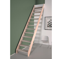 Feste Treppe Elsass gerade Buche - 70 cm breit
