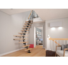 Feststehende Raumspartreppe Lyon - 71 cm breit