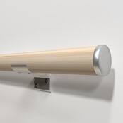 Geländer aus Weißholz 200 cm / 300 cm