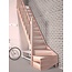 SOGEM Tradi Eco feste Treppe viertelgewendelt links/rechts Buche - 80 cm breit