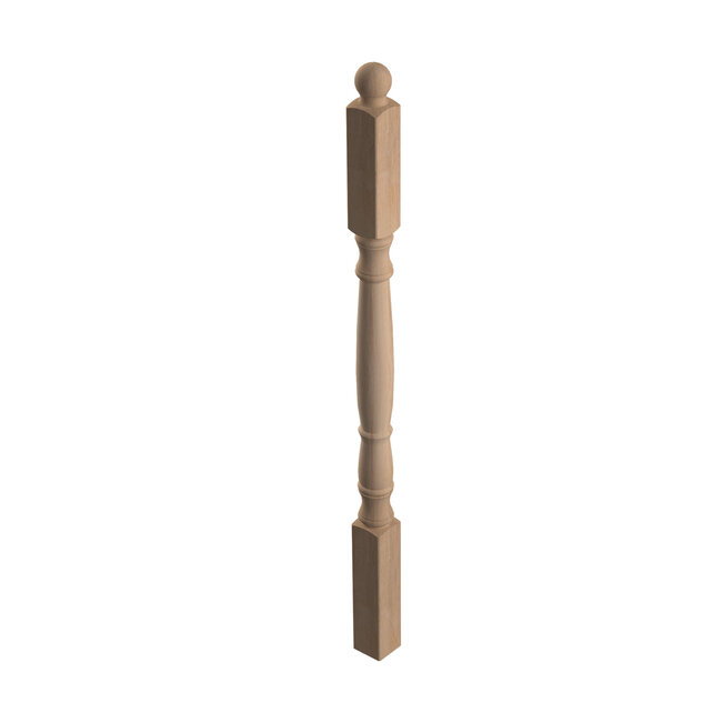 Gedrehter Baluster classic Eiche 130 cm (PT1)