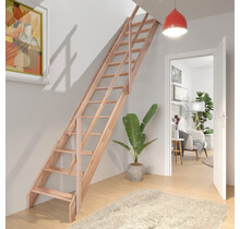 Cottage Junior feste Treppe gerade Buche - 65 cm breit