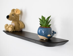 S454 - schwarz facettiert 100 cm