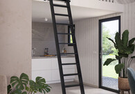 Schwarze Treppe