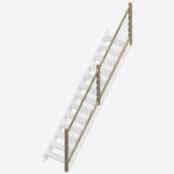 Helsinki Geländer Eiche