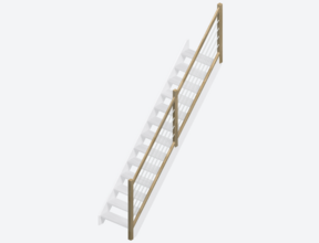 Helsinki Geländer Eiche