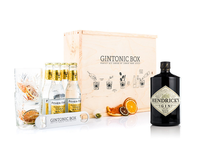 Hendrick's gin & Indian tonic gift box