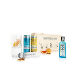 Bombay Sapphire gin gift box with glasses