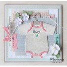 Marianne Design Stencils, Eline's Baby Onesie with Hanger with Video Instructions