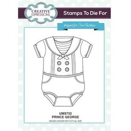 CREATIVE EXPRESSIONS und COUTURE CREATIONS Rubber stamp, baby