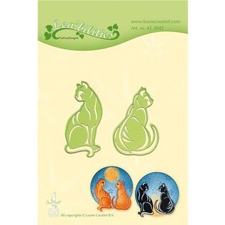 Leane Creatief - Lea'bilities und By Lene Stanzschablonen: Katze