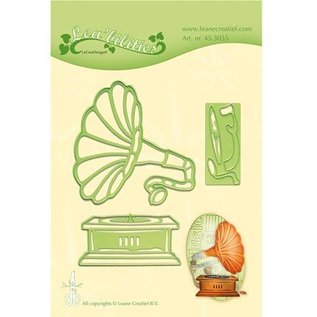 Leane Creatief - Lea'bilities und By Lene Stanzschablonen: Vintage Gramophone