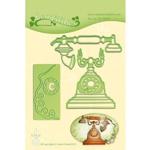Leane Creatief - Lea'bilities und By Lene Cutting meurt: téléphone Vintage Leane Creatief - Lea'bilities und By Lene Cutting meurt: téléphone Vintage