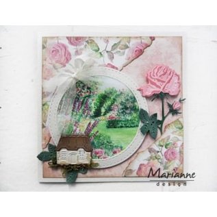 Marianne Design Punching template: Tiny's Rose