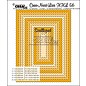 Crealies und CraftEmotions Punching template: XXL wavy rectangles