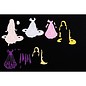 DISNEY Stanzschablonen SET: Disney + Stempel Dreamy Rapunzel Gesicht