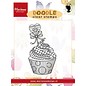 Stempel / Stamp: Transparent Transparant stempel: Doodle Cupcake