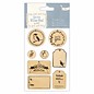 Embellishments / Verzierungen Decorativos de madera (8pcs), Historias de madera Willson