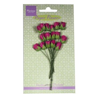 BLUMEN (MINI) UND ACCESOIRES Rose buds, Medium Pink