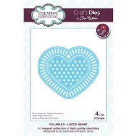 CREATIVE EXPRESSIONS und COUTURE CREATIONS cutting and embossing die: lace heart