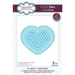 CREATIVE EXPRESSIONS und COUTURE CREATIONS cutting and embossing die: lace heart