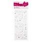 Embellishments / Verzierungen Sticker Glitter Dots - Bryllup