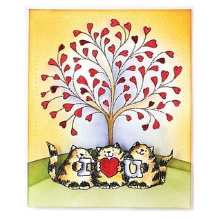 Penny Black Transparent stamps, A7: Cat with Love