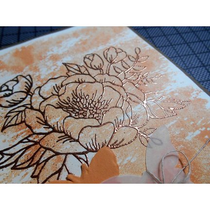 Bollo di arte con EMBOSSINGSPULVER