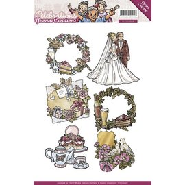 Yvonne Creations Transparant stempel:, feestvieringen