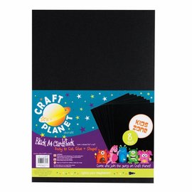 Karten und Scrapbooking Papier, Papier blöcke 8 bladen A4 karton, Black