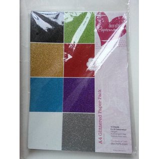 Karten und Scrapbooking Papier, Papier blöcke A4 Bloc de papier Glitter