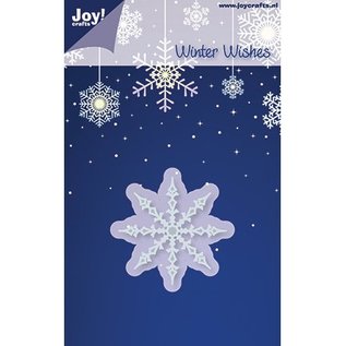 Joy!Crafts / Jeanine´s Art, Hobby Solutions Dies /  Gioia Artigianato, Cristallo di ghiaccio No. 1, Durschnitt 50mm, taglio e stencil goffratura - Copia