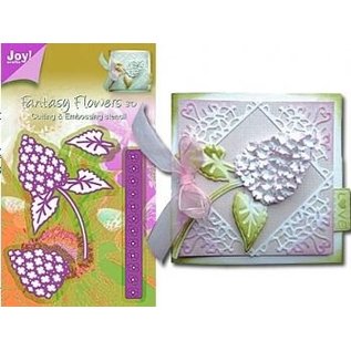 Joy Crafts, kutte og prege sjablong Mery sjablong blomst, bygning