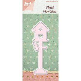 Joie! Artisanat, découpage et gaufrage pochoir Birdhouse